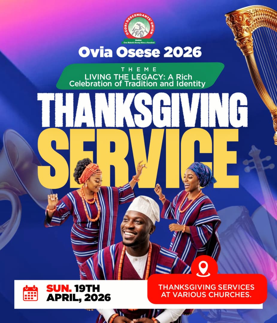 OSESE OVIA THANKSGIVING